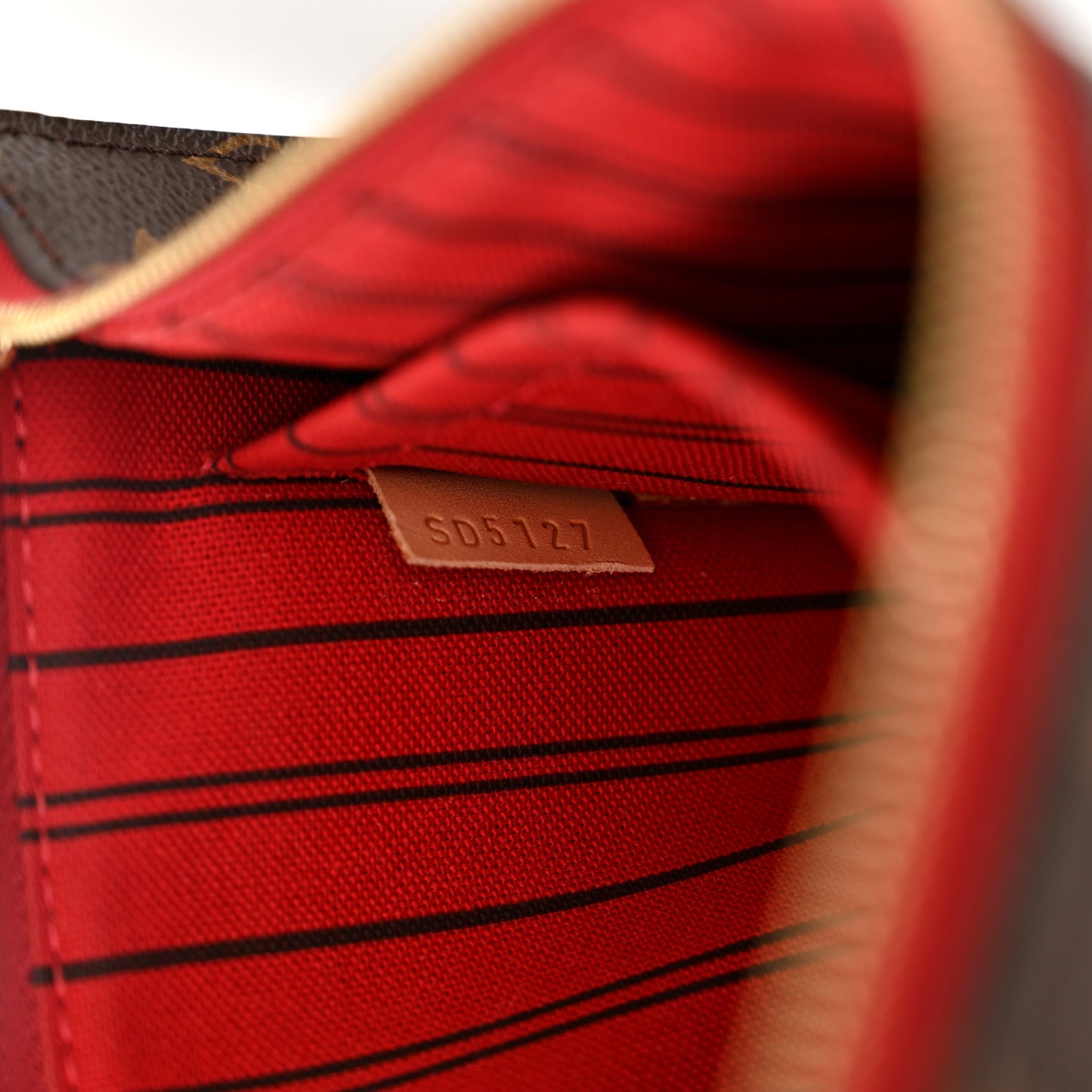 Monogram Neverfull MM GM Pochette Cherry
