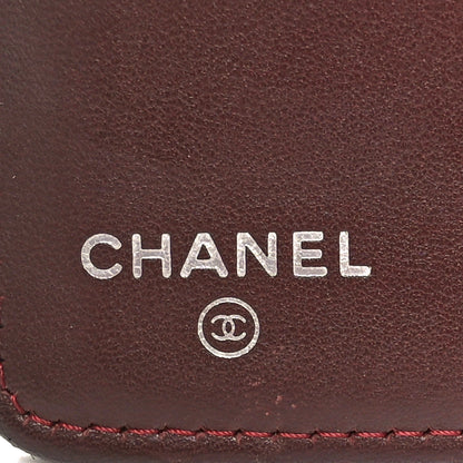 Chanel Lambskin Quilted Yen Wallet Black 7 of 11