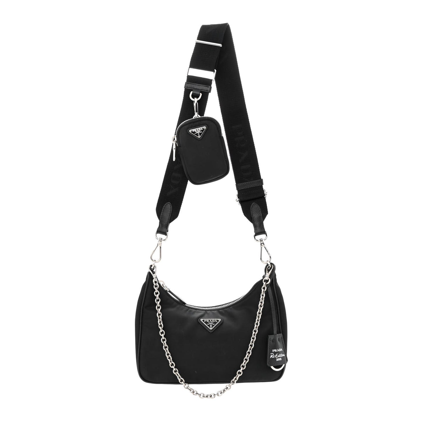 Nylon Re-Edition 2005 Shoulder Bag Black