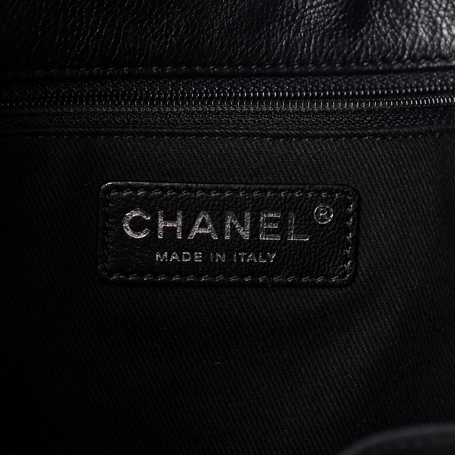Chanel Calfskin Stitched Hobo Black 6 of 7