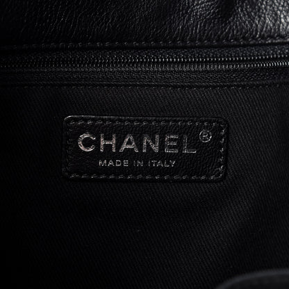 Chanel Calfskin Stitched Hobo Black 6 of 7