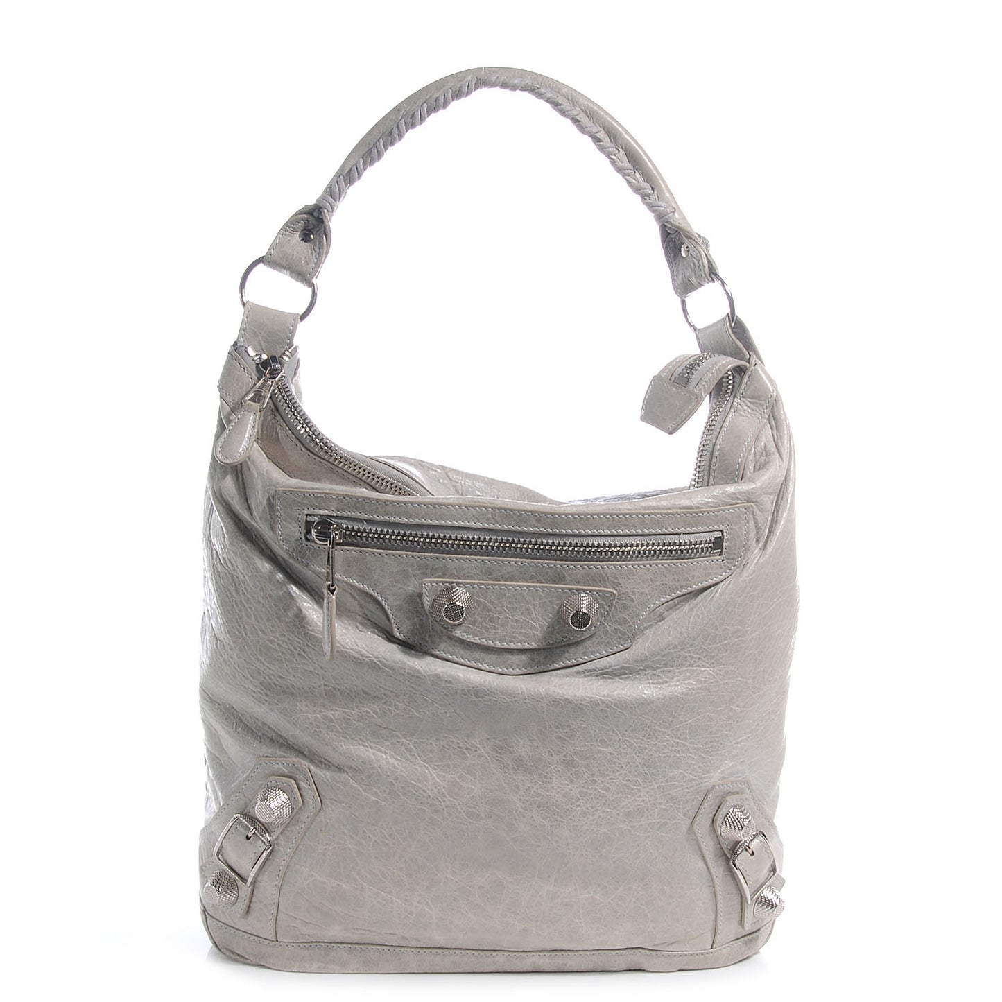 Agneau Giant 21 Silver Hardware Day Hobo Argent