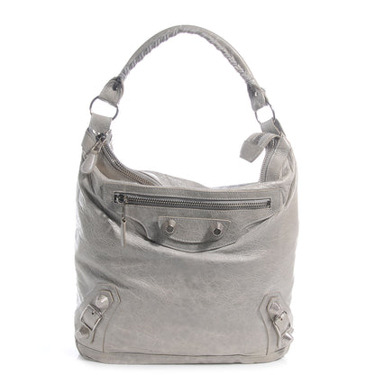 Balenciaga Agneau Giant 21 Silver Hardware Day Hobo Argent 1 of 8