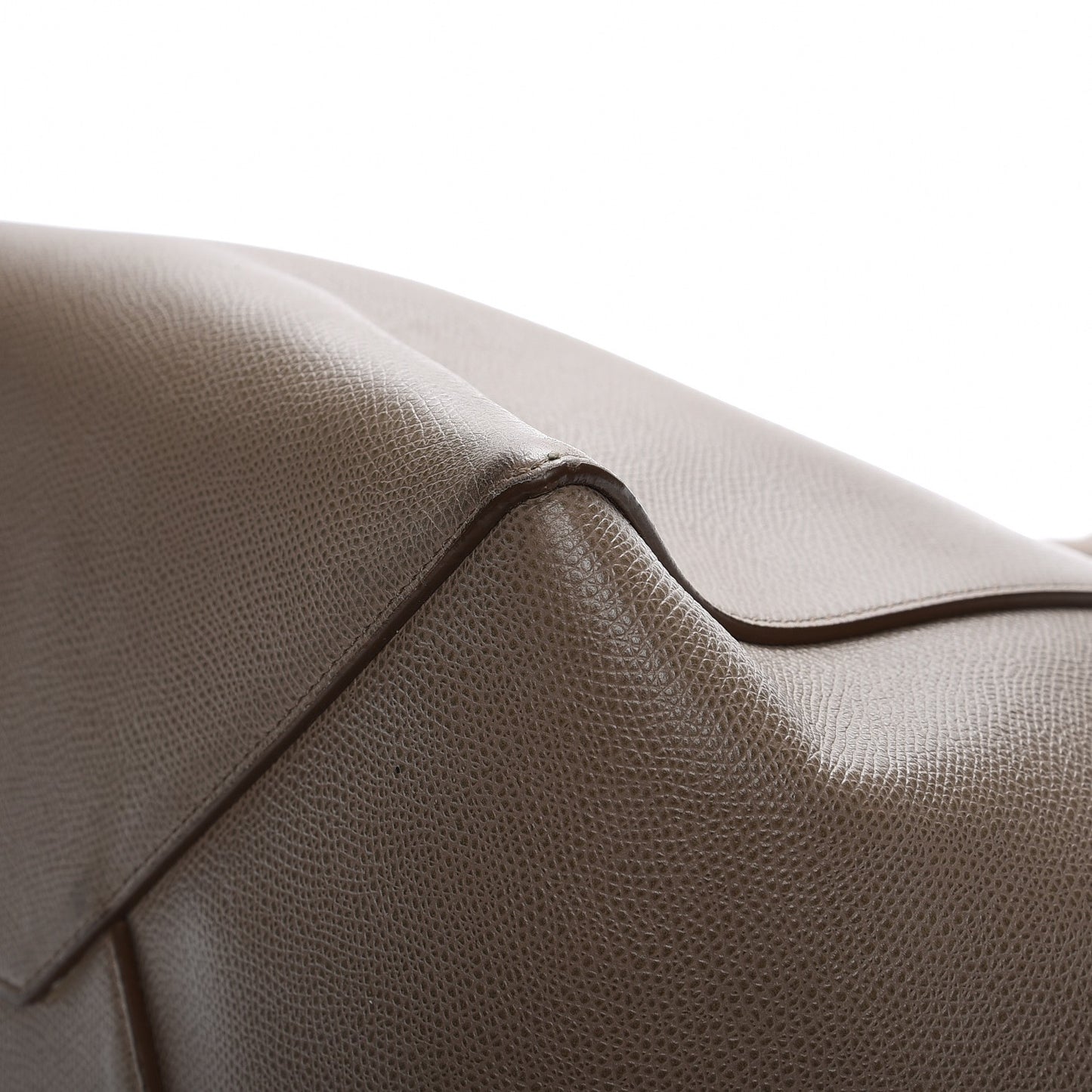 Grained Calfskin Small Horizontal Cabas Phantom Taupe