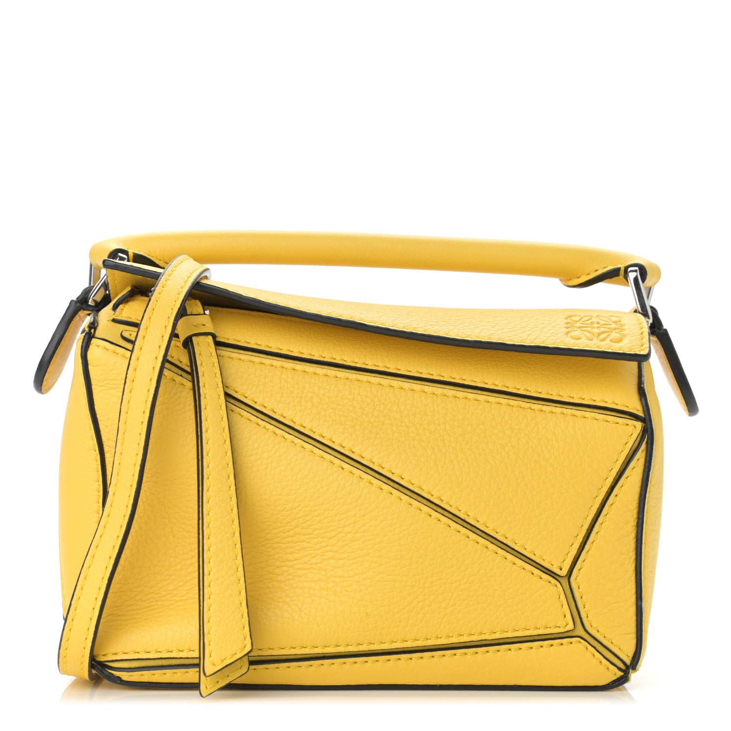 Loewe Calfskin Mini Puzzle Bag Yellow 1 of 10