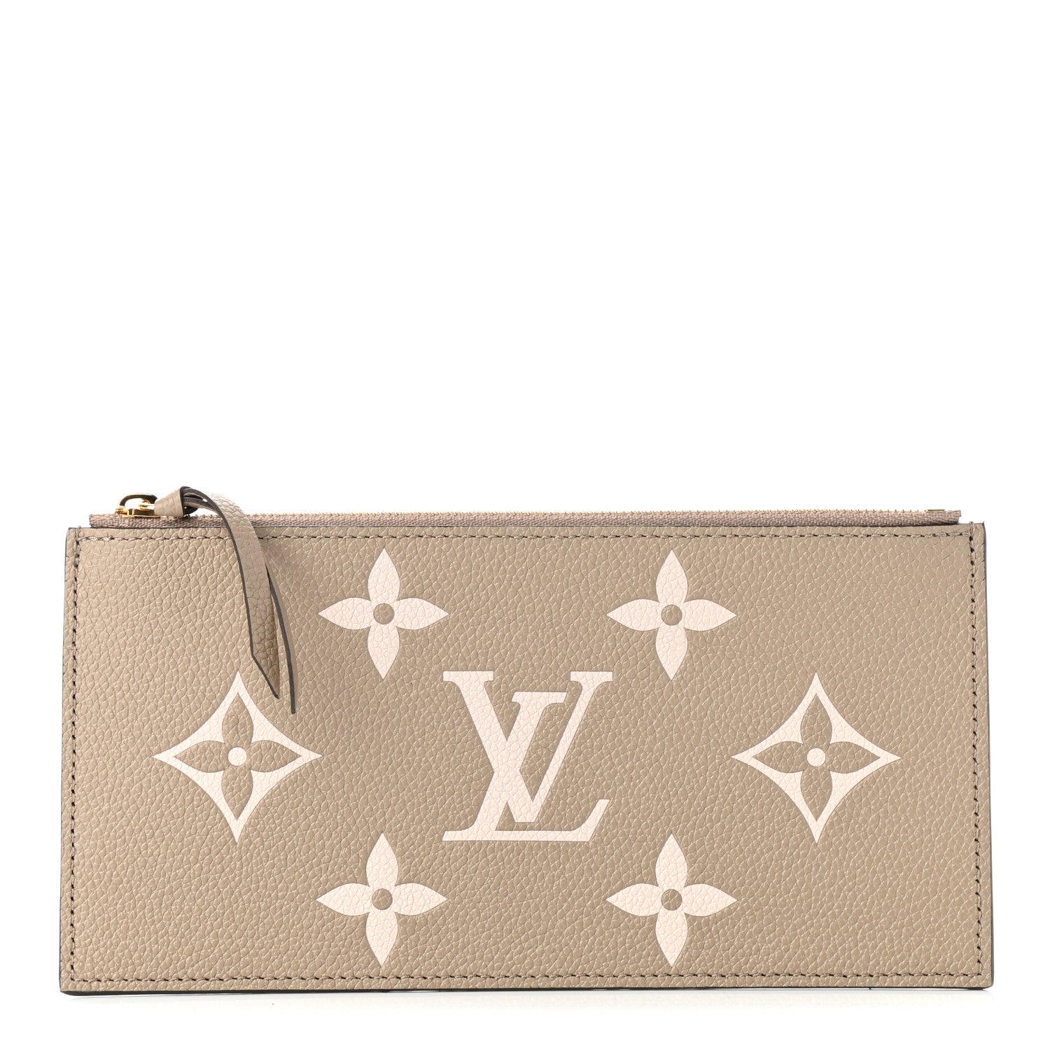 Louis Vuitton Empreinte Monogram Giant Pochette Felicie Zippered Insert Tourterelle Creme 1 of 7
