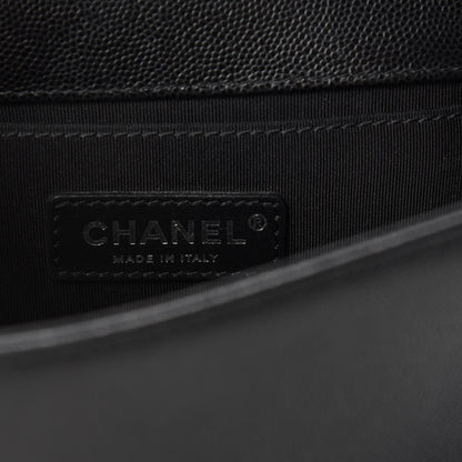 Chanel Caviar Quilted Small Boy Flap Black 8 of 11