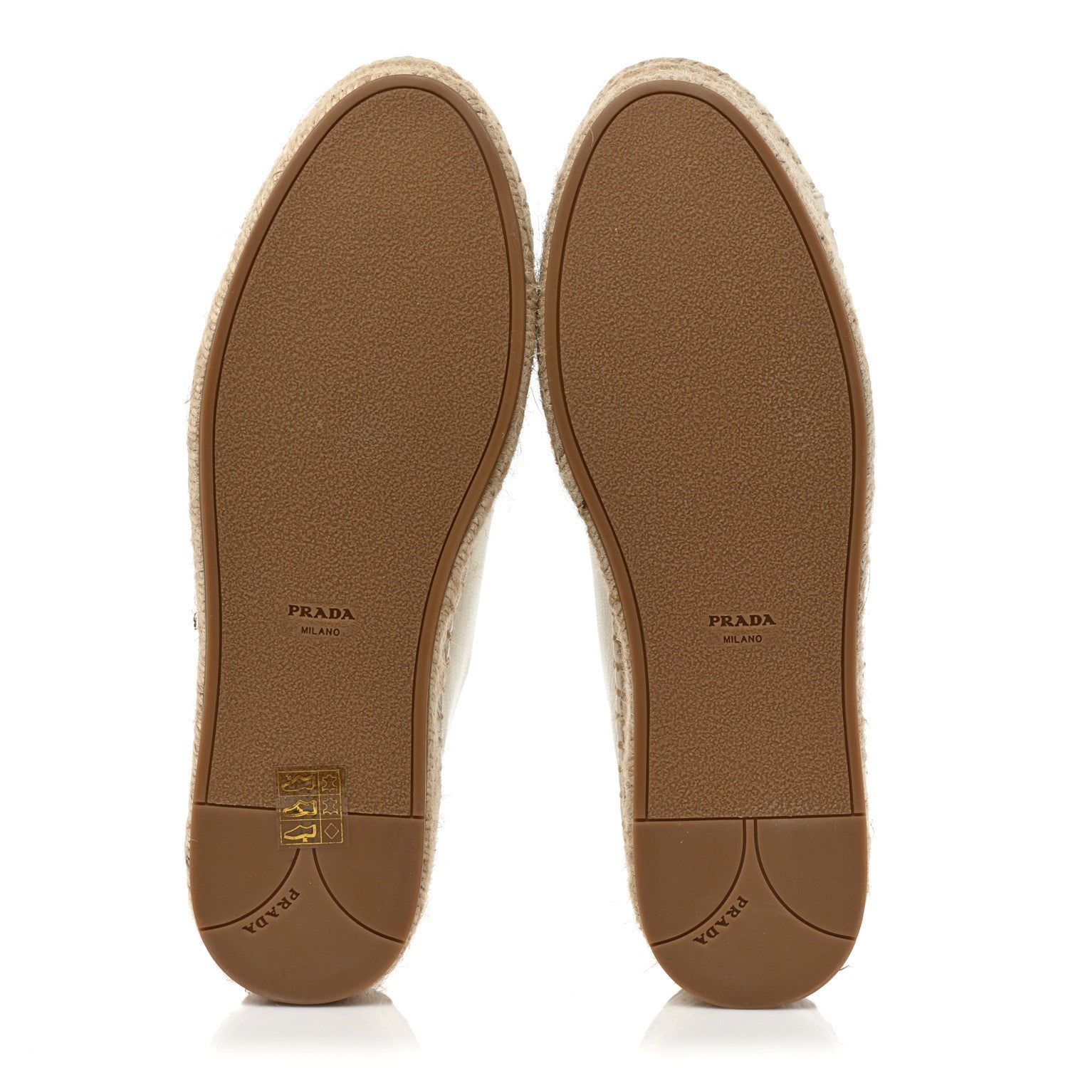 Prada Calfskin Logo Espadrilles 40.5 5 of 11