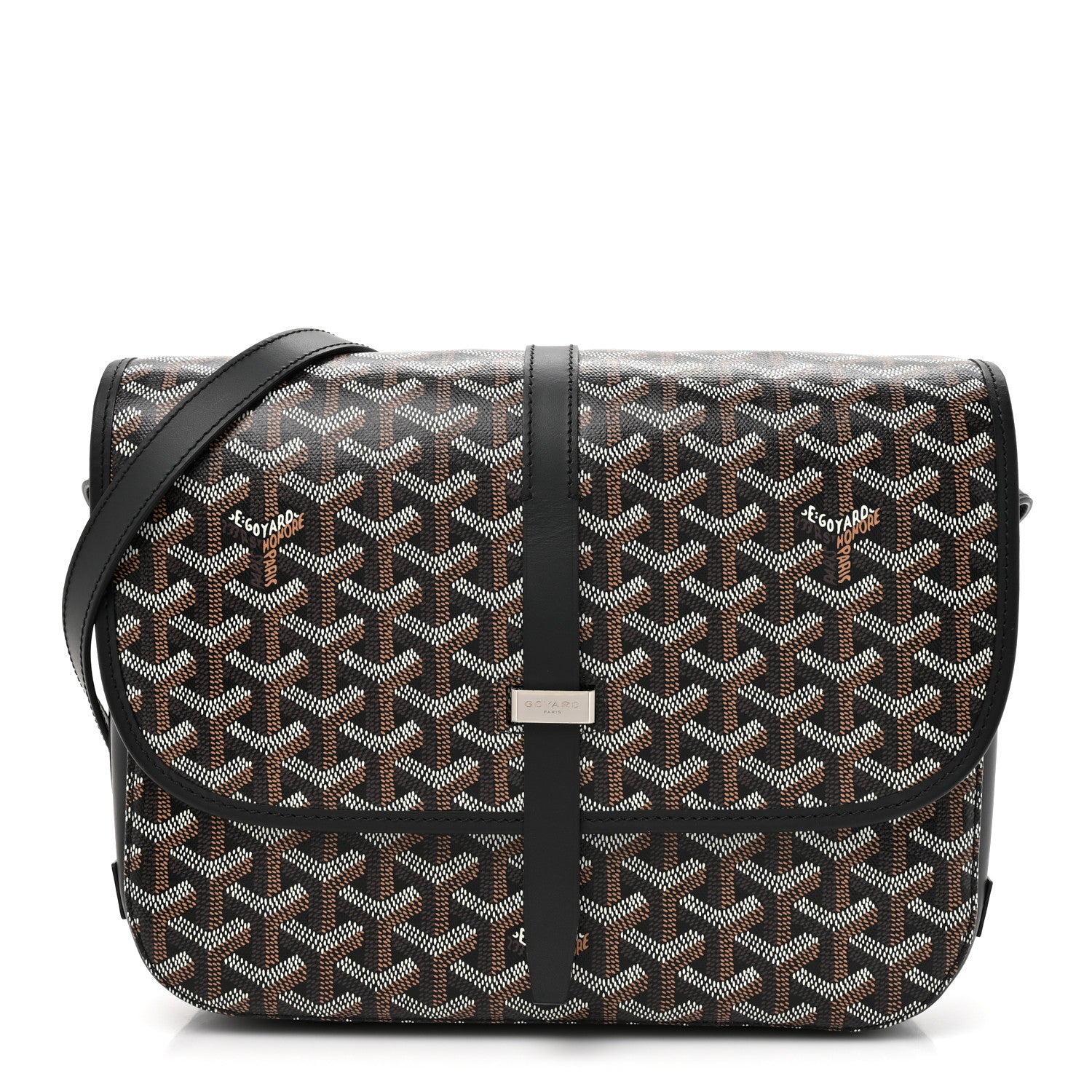 Goyard Goyardine Belvedere II MM Messenger Bag Black 1 of 10
