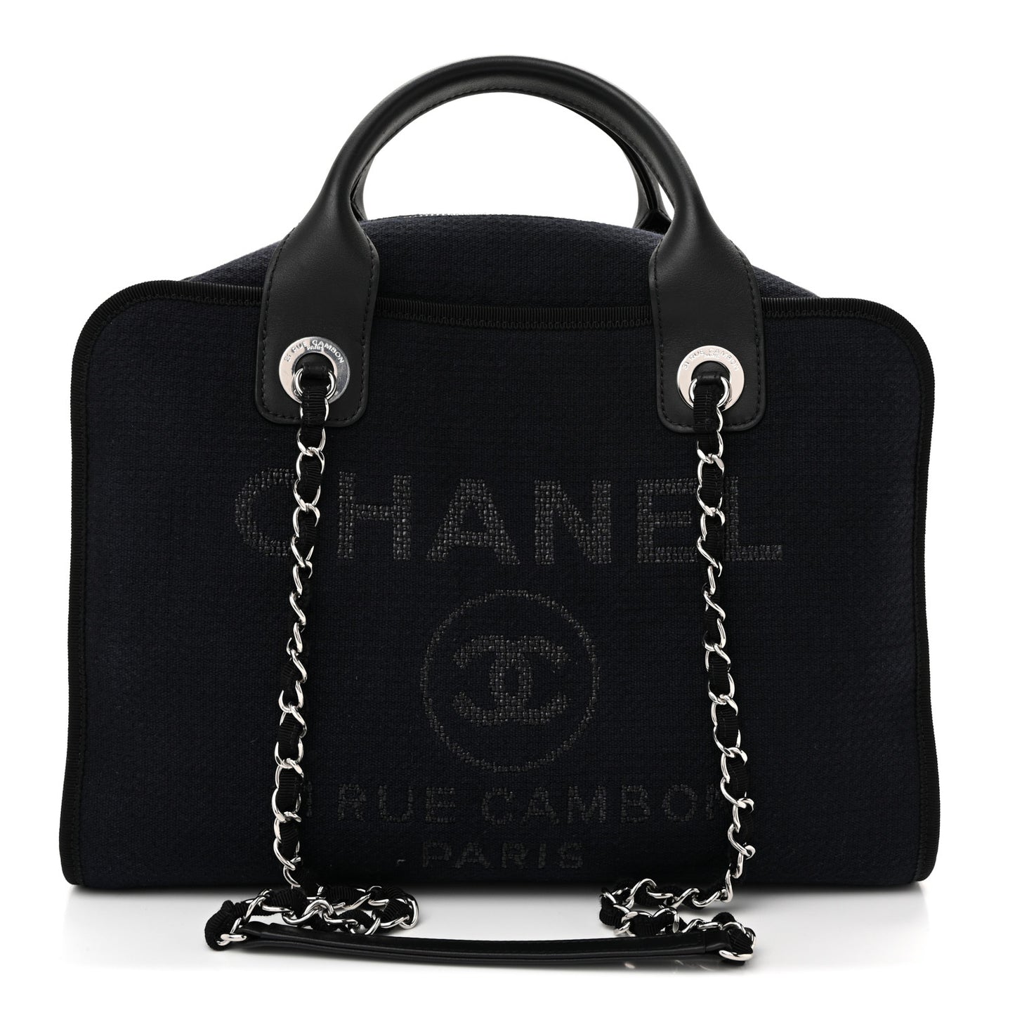 Mixed Fibers Deauville Bowling Bag Black
