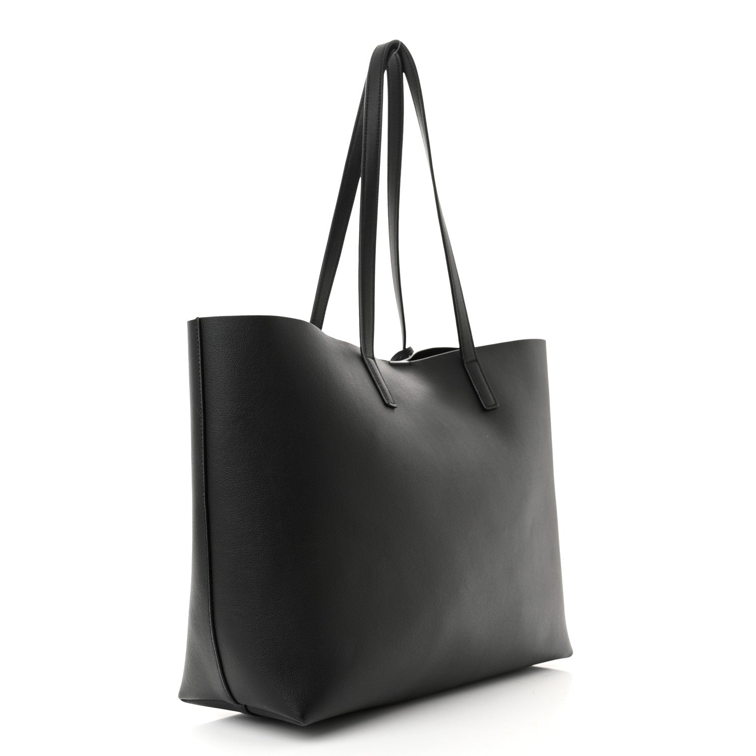 Saint Laurent Calfskin Large Shopping Tote Black 4 of 11