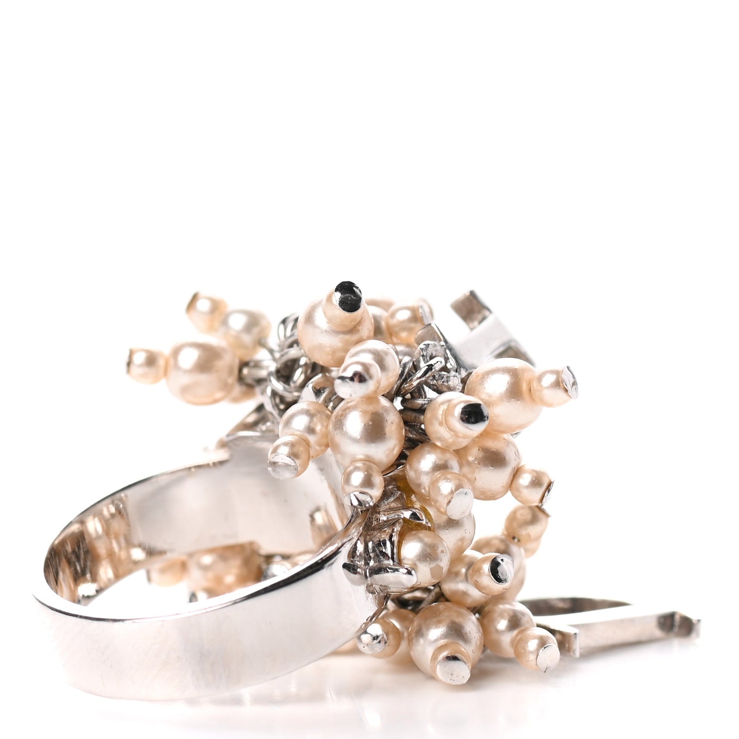Pearl Star Logo Ring 6 Silver