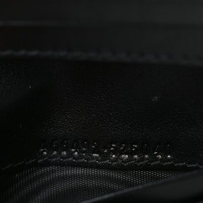 Gucci Calfskin Matelasse GG Marmont Card Case Wallet Black 7 of 7