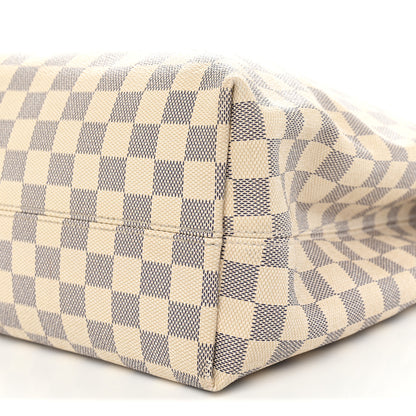 Louis Vuitton Damier Azur Graceful MM Rose Ballerine 9 of 14