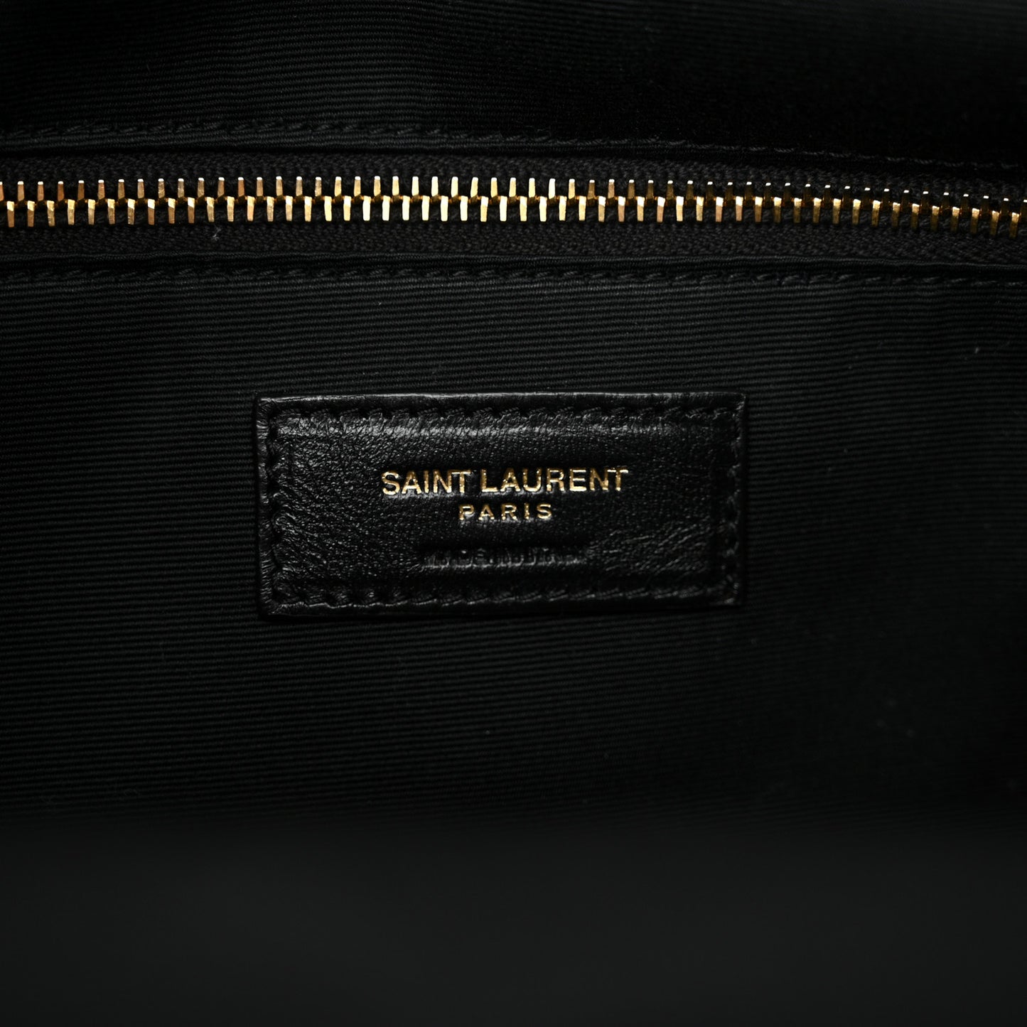 Lambskin Matelasse Monogram Joe Backpack Black