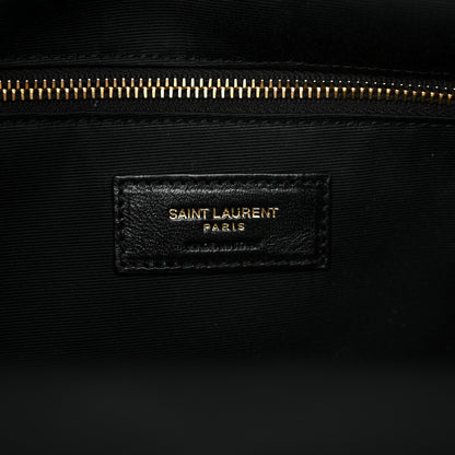 Saint Laurent Lambskin Matelasse Monogram Joe Backpack Black 6 of 11