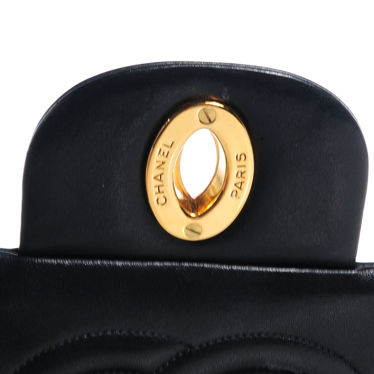Lambskin XL Jumbo Flap Black