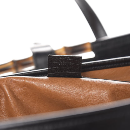 Gucci Calfskin Bamboo Bullet Black 7 of 10