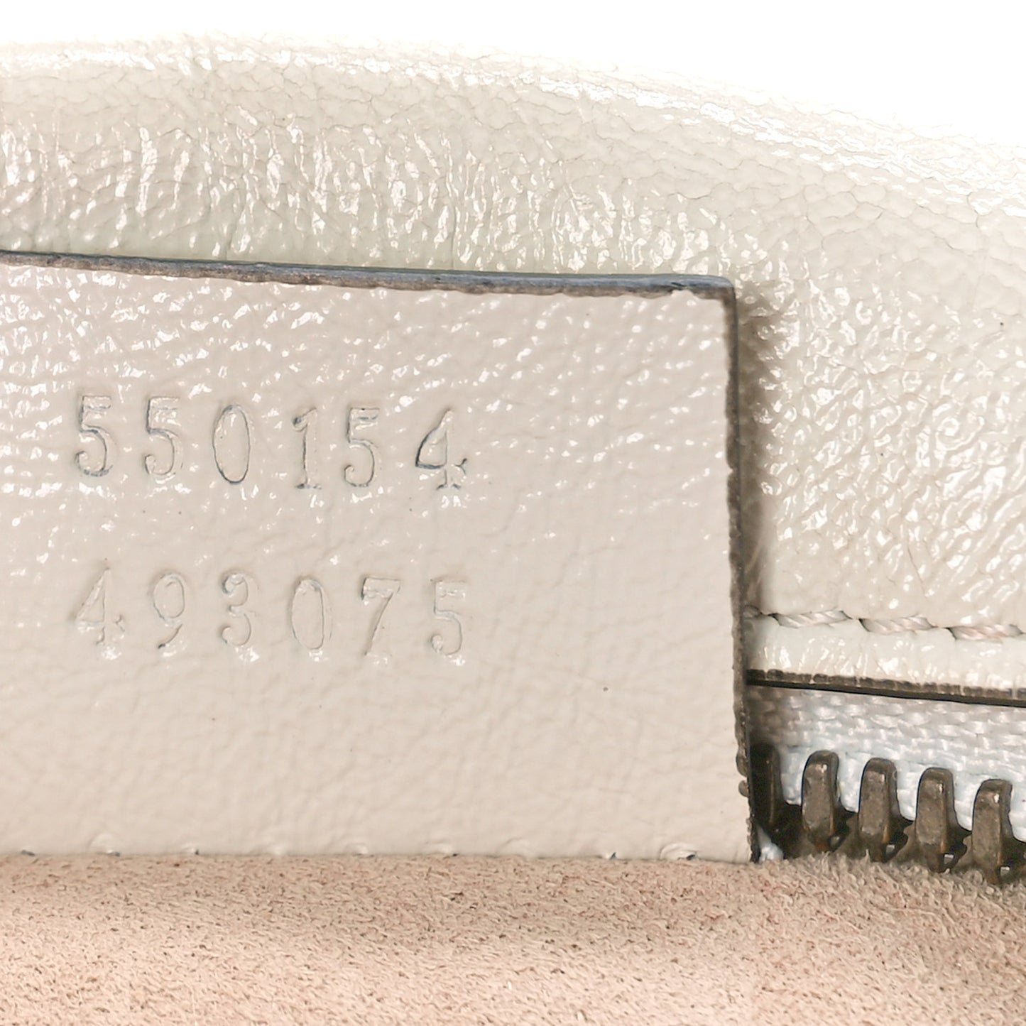 Calfskin Matelasse Mini GG Marmont Round Shoulder Bag White