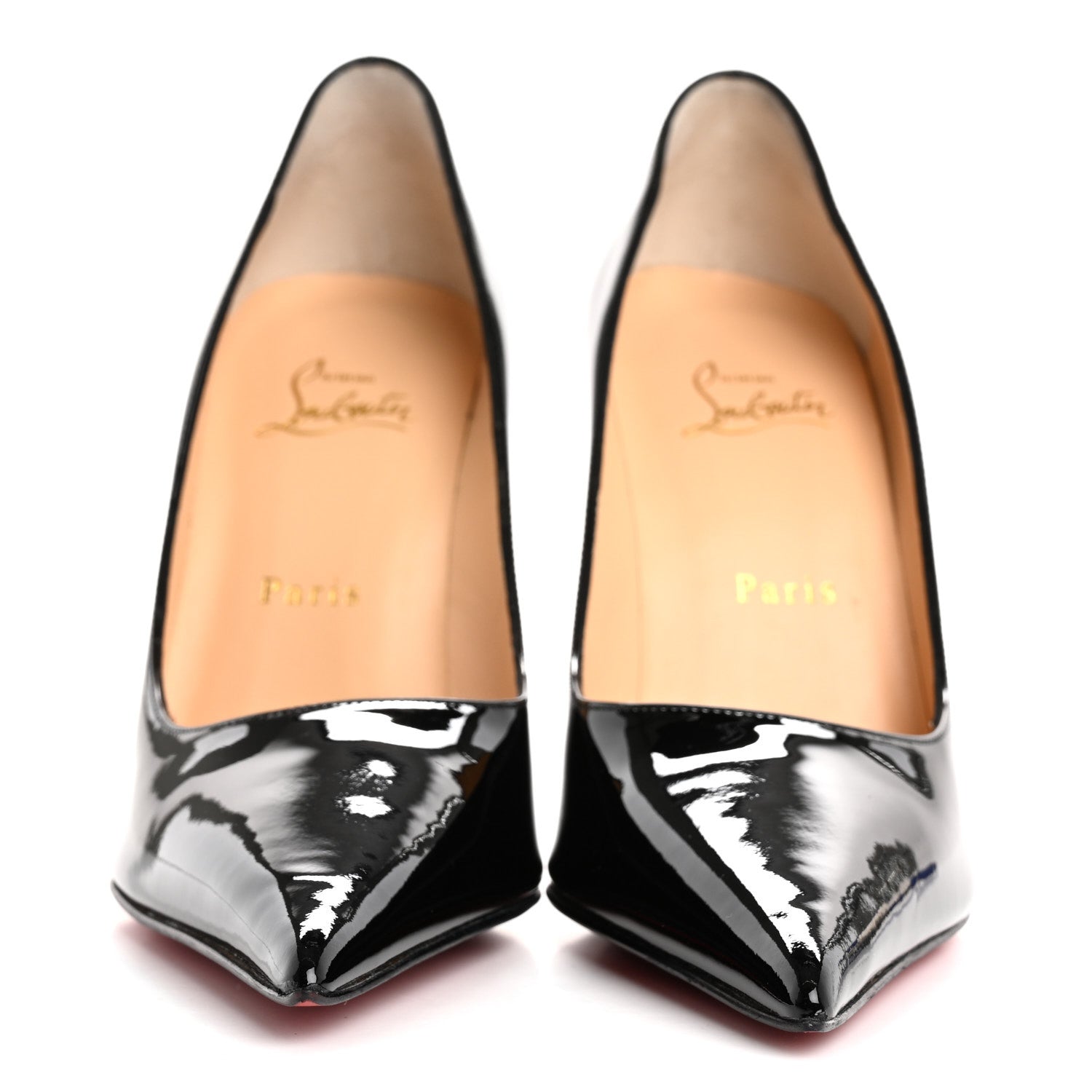 Christian Louboutin Patent Kate Max 100 Pumps 39 Black 3 of 9