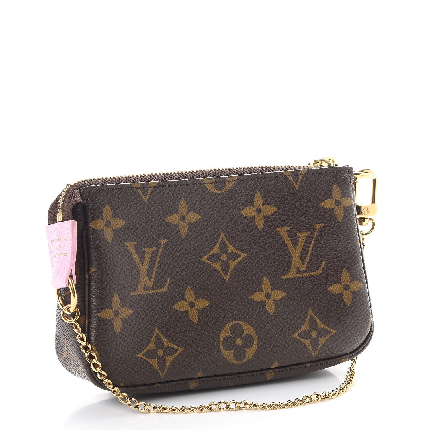 Louis Vuitton Monogram 2016 Christmas Animation Mini Pochette Accessories Rose Ballerine 3 of 7