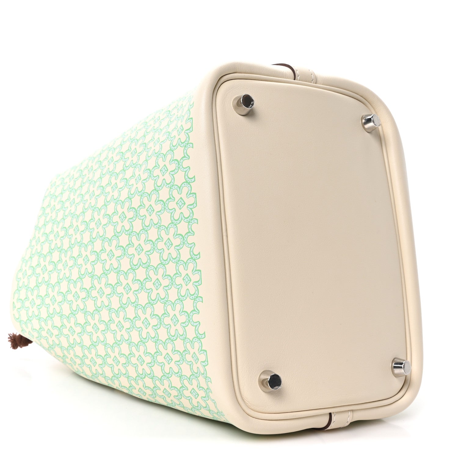 Hermes Swift Lucky Daisy Picotin Lock 18 PM Nata Vert 9 of 10