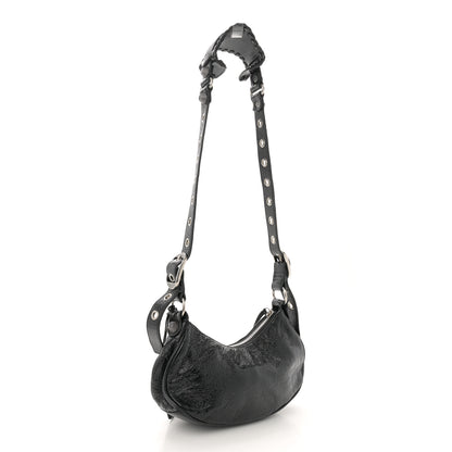 Balenciaga Agneau Arena Le Cagole Shoulder Bag XS Black 4 of 13