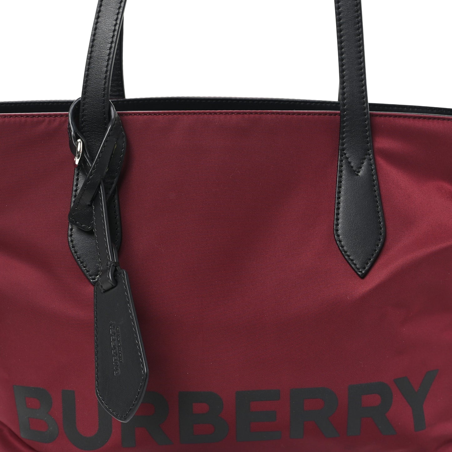 Nylon Logo Small Ardwell Tote Burgundy