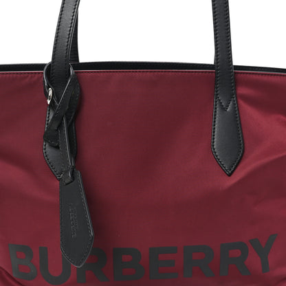 Burberry Nylon Logo Small Ardwell Tote Burgundy 8 of 10