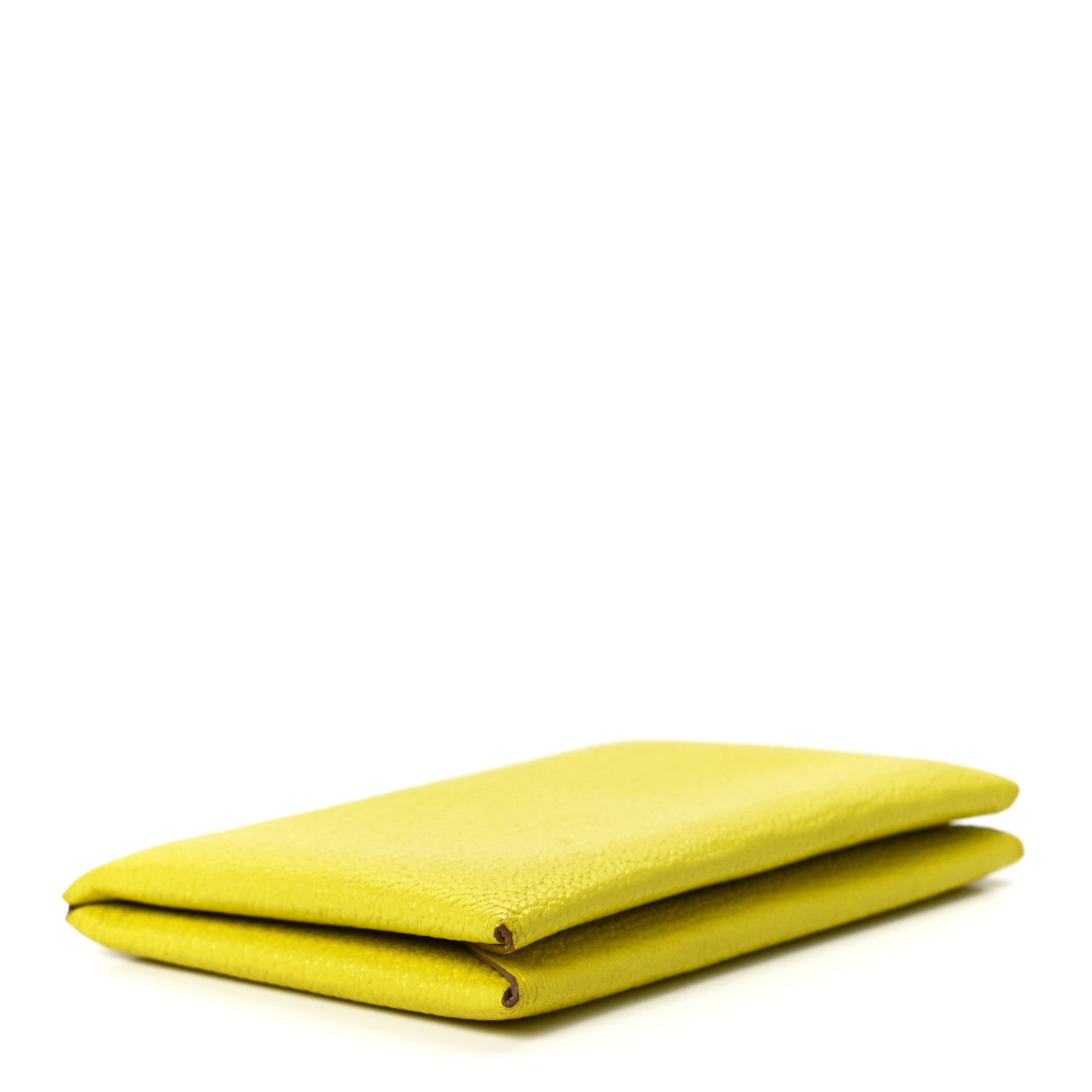 Hermes Chevre Mysore Calvi Card Case Lime 4 of 11