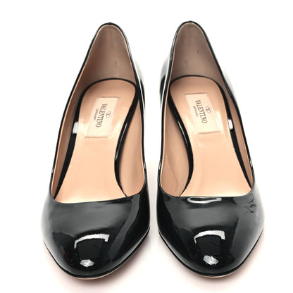 Valentino Garavani Patent Rockstud Pumps 37 Black 2 of 9