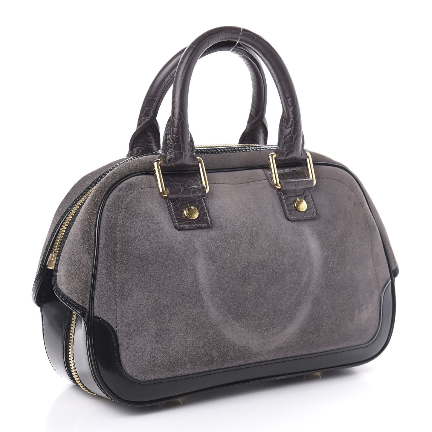 Suede Stamped Bowling GM Grey