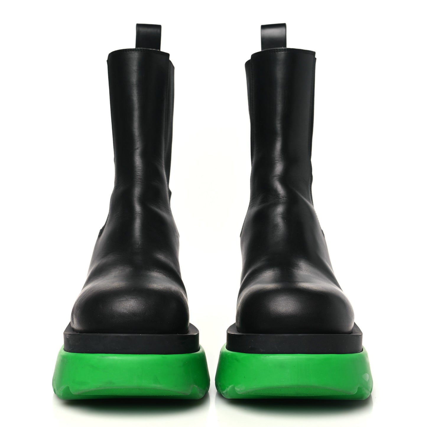 Calfskin The Flash Chelsea Boots 38.5 Black Grass