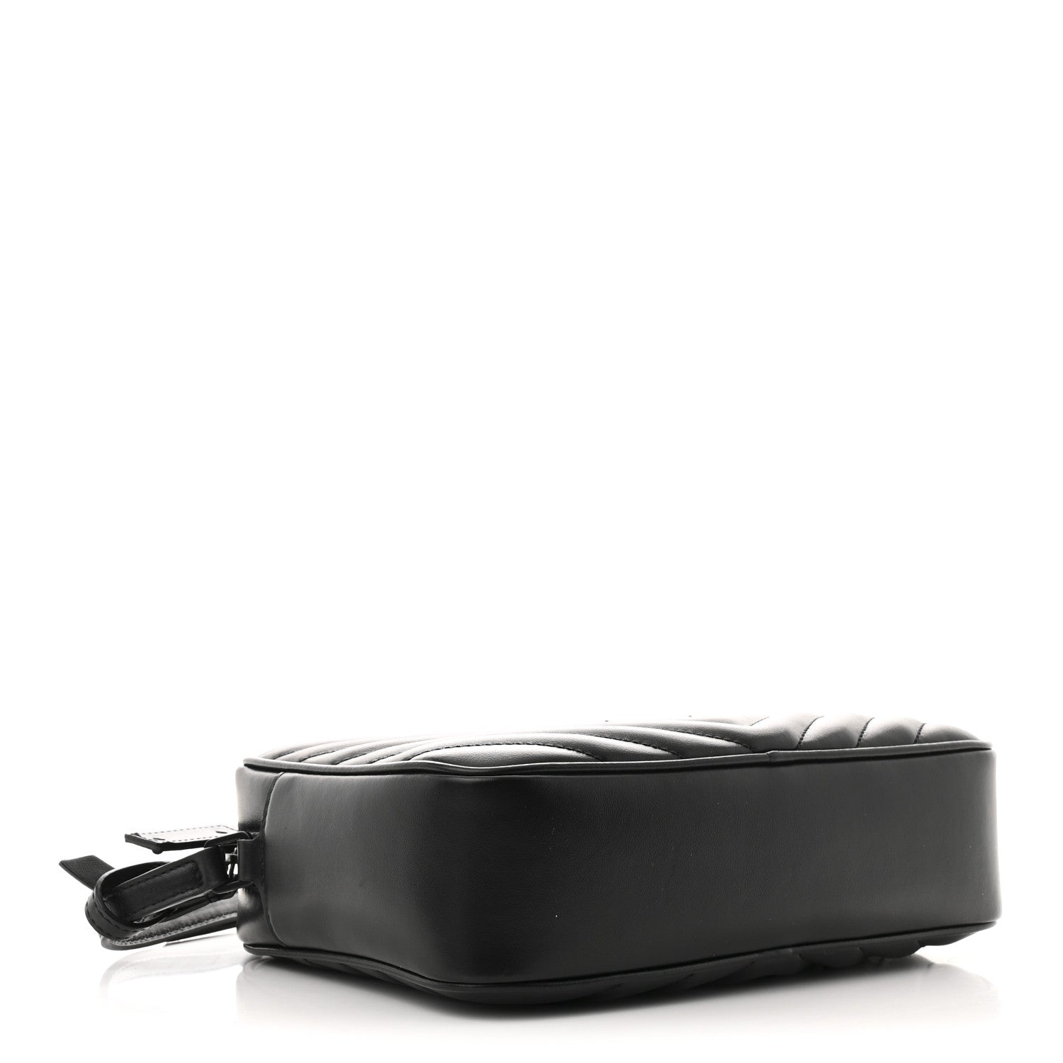 Saint Laurent Calfskin Matelasse Monogram Monochrome Lou Camera Bag Black 4 of 10