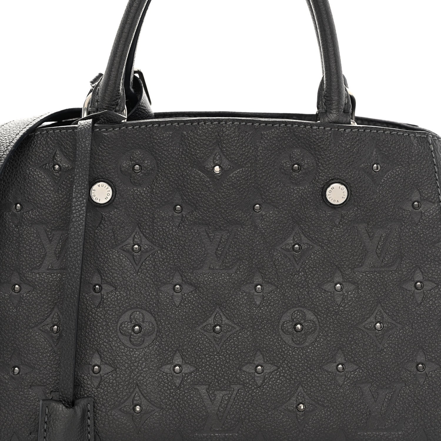 Louis Vuitton Empreinte Studded Montaigne BB Platine 7 of 10