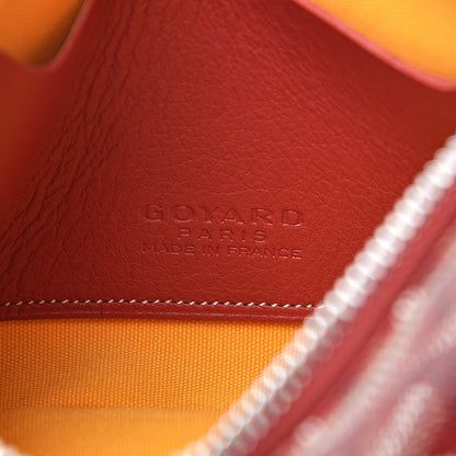 Goyard Goyardine Mini Senat Pochette Red 6 of 7