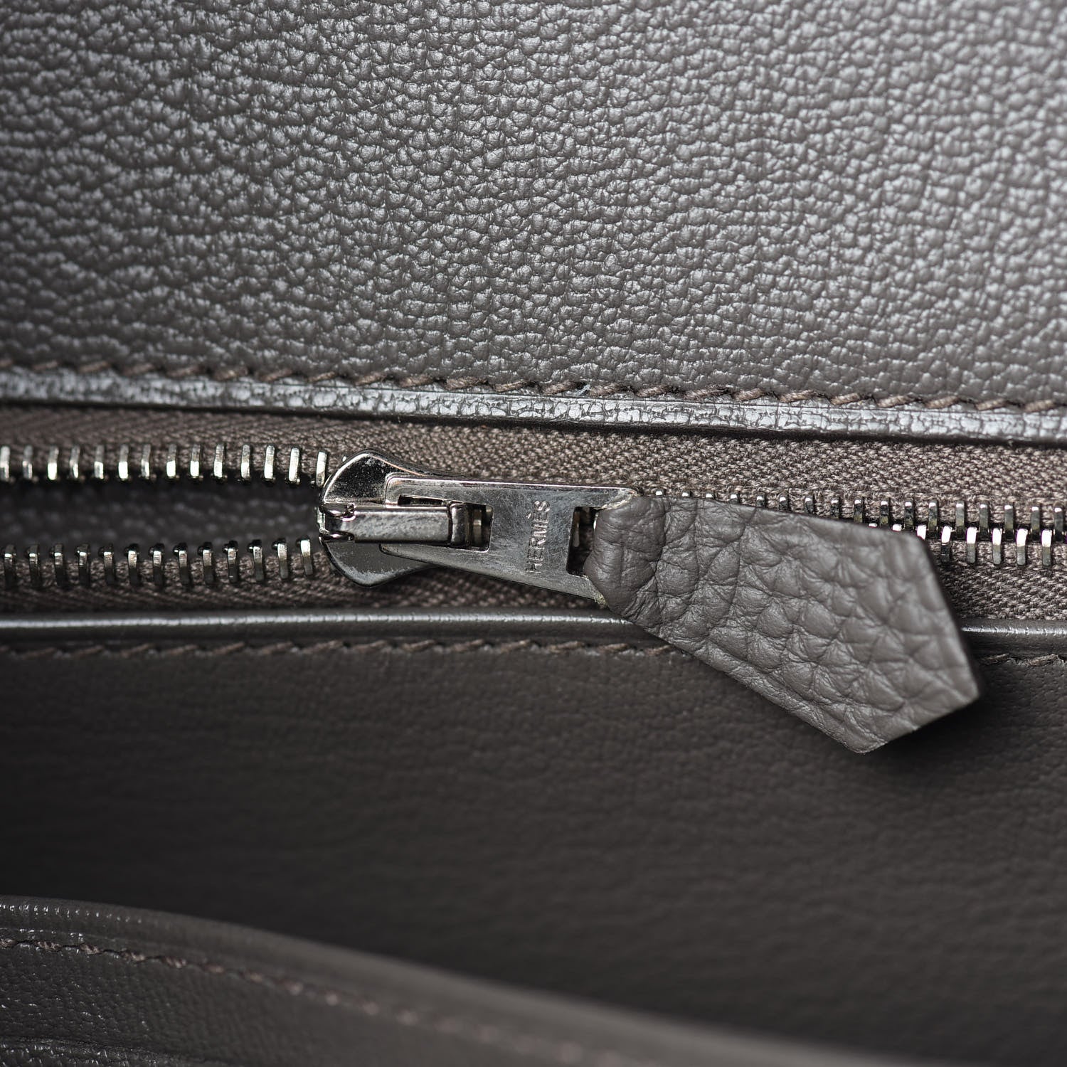 Hermes Togo Birkin 35 Etain 16 of 37