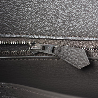 Hermes Togo Birkin 35 Etain 16 of 37