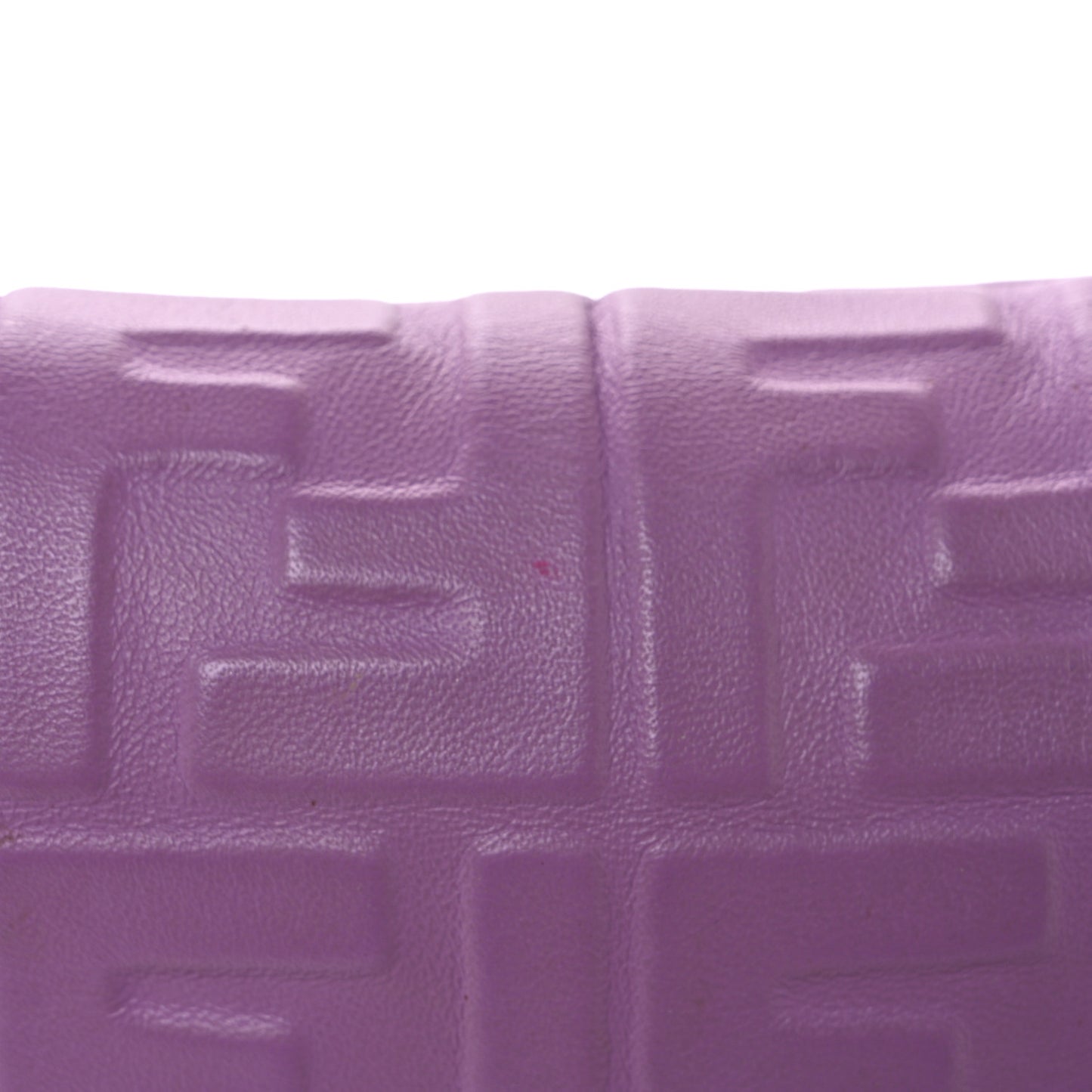 Nappa FF 1974 Embossed Baguette Agapanto