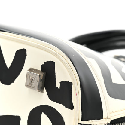 Louis Vuitton Graffiti Alma MM Black 9 of 15
