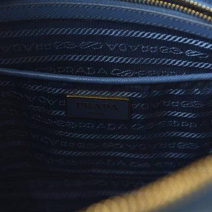 Prada Saffiano Lux Large Promenade Tote Bluette 8 of 9