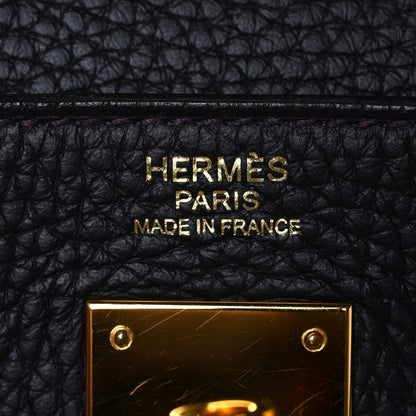 Hermes Togo Kelly Retourne 32 Raisin Prunoir 5 of 9