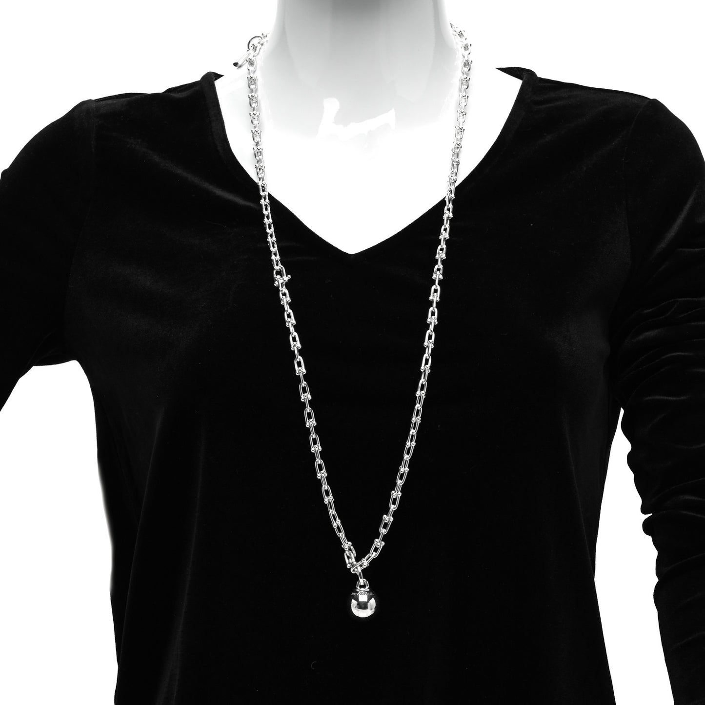 Sterling Silver HardWear Wrap Necklace