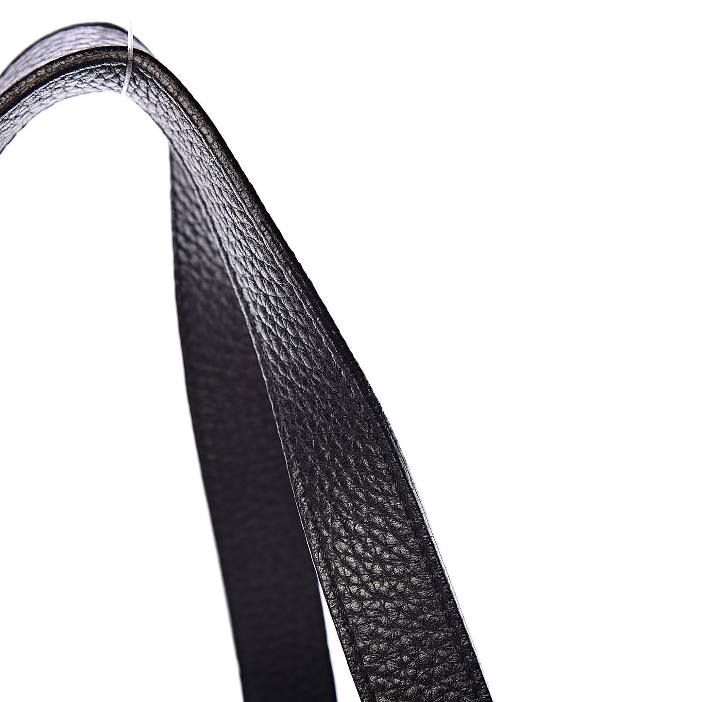 London Grainy Calfskin Shoulder Bag Black