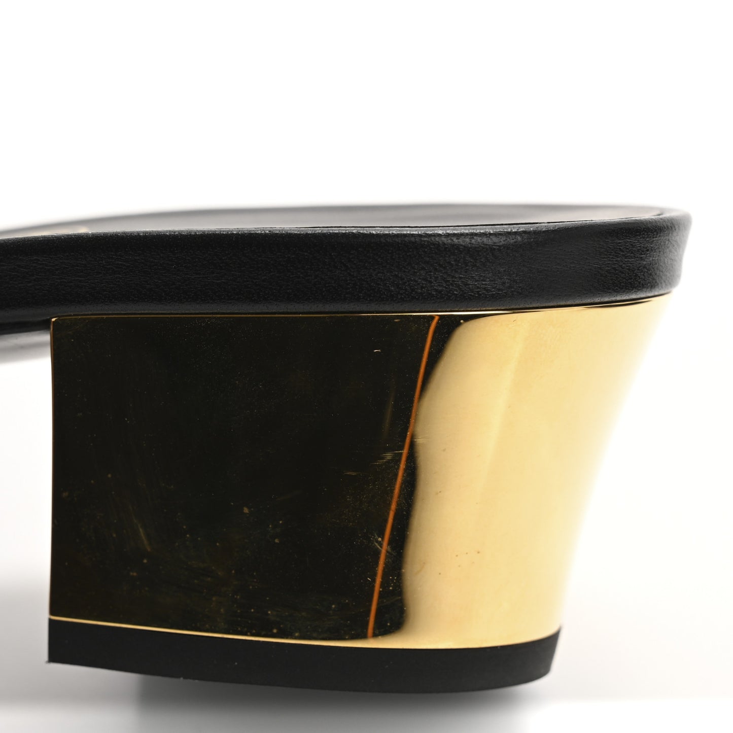 Lambskin Bow Mules 37 Black