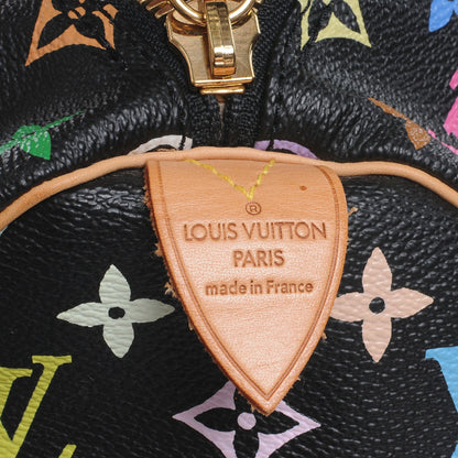 Louis Vuitton Monogram Multicolor Keepall 45 Black 6 of 7
