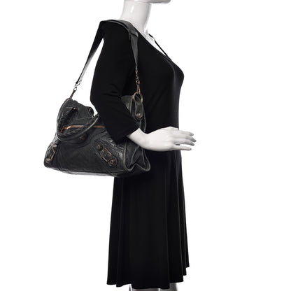 Balenciaga Agneau Giant 21 Rose Gold Hardware City Anthracite 2 of 10