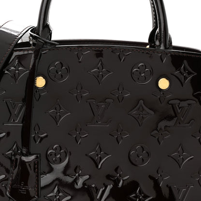 Louis Vuitton Vernis Montaigne BB Amarante 8 of 10