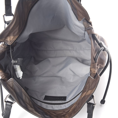 Burberry Nylon Check Small Buckleigh Packable Tote Birch Grey 5 of 9