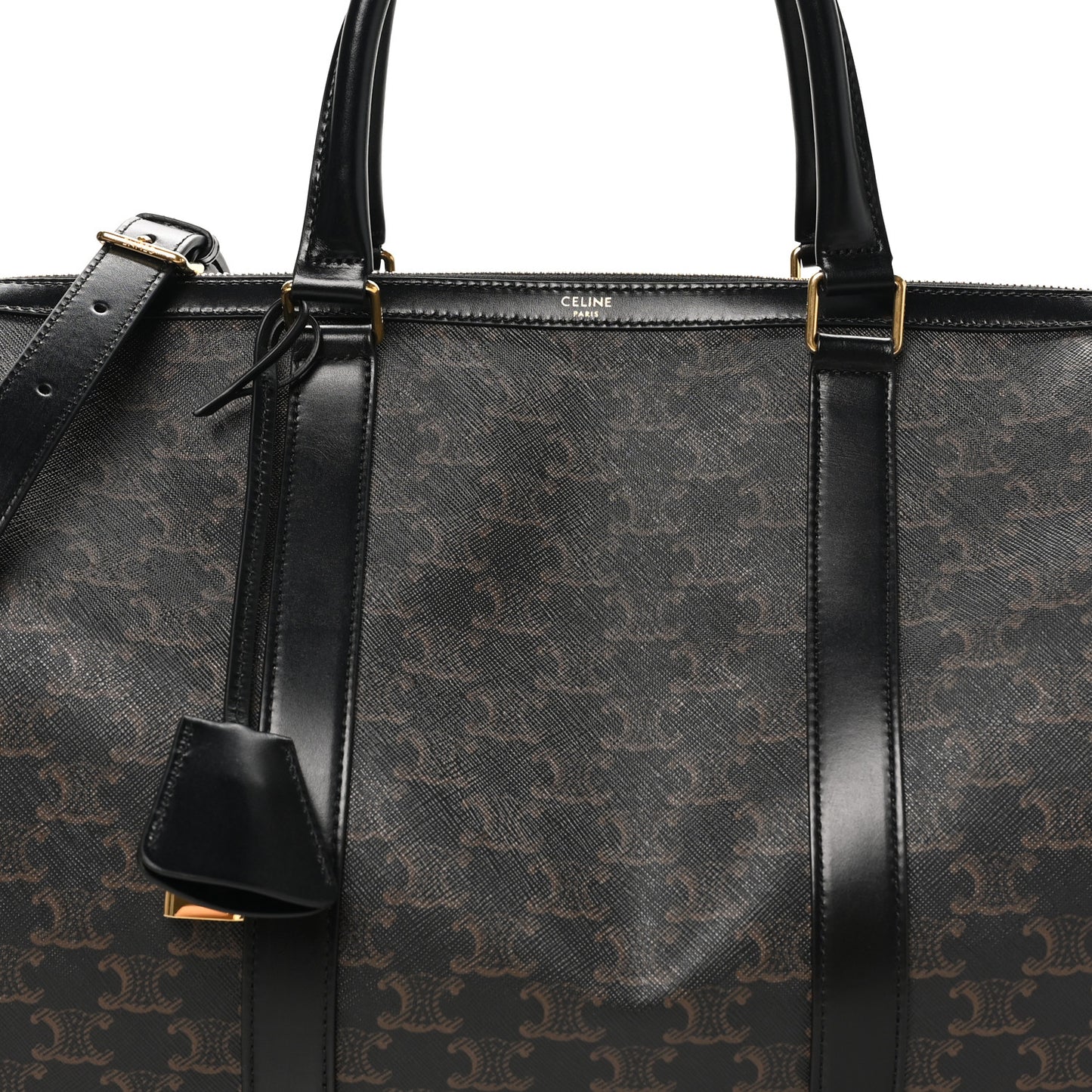 Triomphe Canvas Medium Voyage Duffle Black